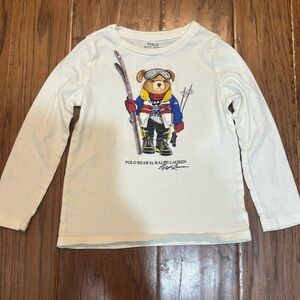 Polo Ralph Lauren Polo Bear Long Sleeve Tee Toddler 3T